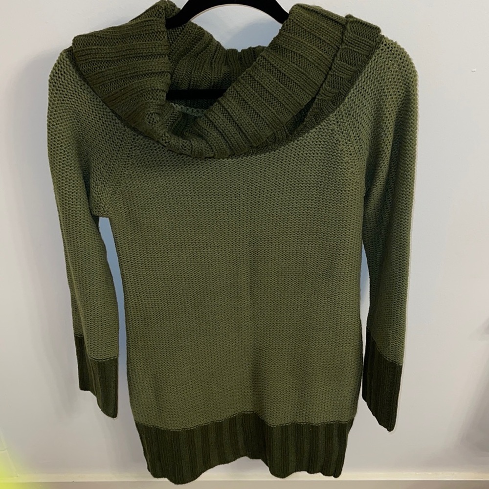 Sweater Project Sweater Dress Size L Color Green